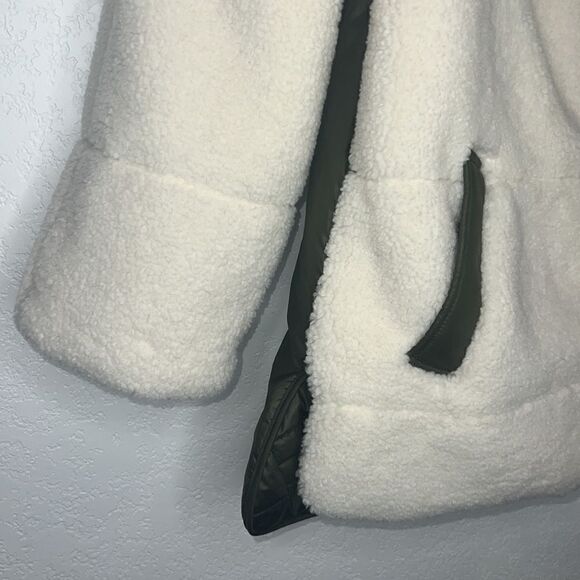 NWT Frame Oversized Sherpa Army Jacket Small - Picture 5 of 14